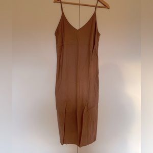 OZMA - BIAS SLIP DRESS, REGEN SILK NOIL, ROSEHIP